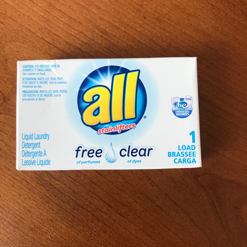 NWOT All Free & Clear Laundry Detergent